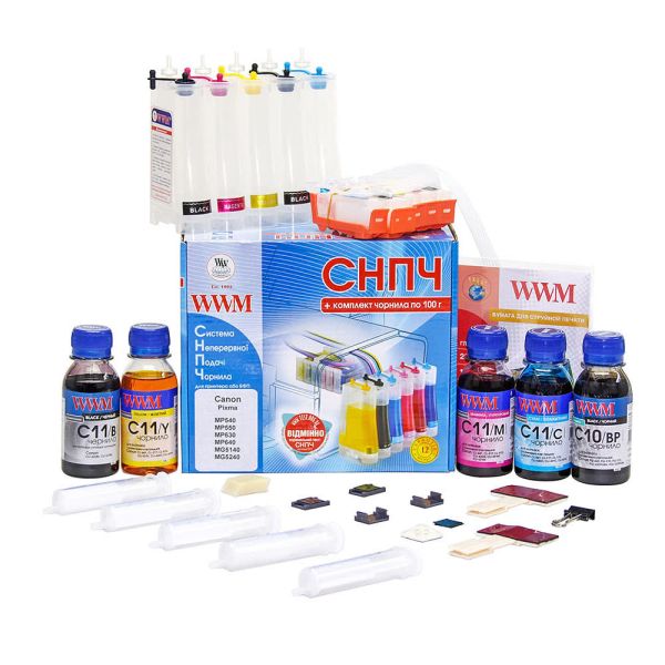 СНПЧ WWM для Canon Pixma MP550/MG5140/MG5240/MG5340 (IS.0121)