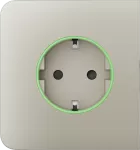 Бічна панель для вбудованої розетки Ajax SideCover (smart) Ivory