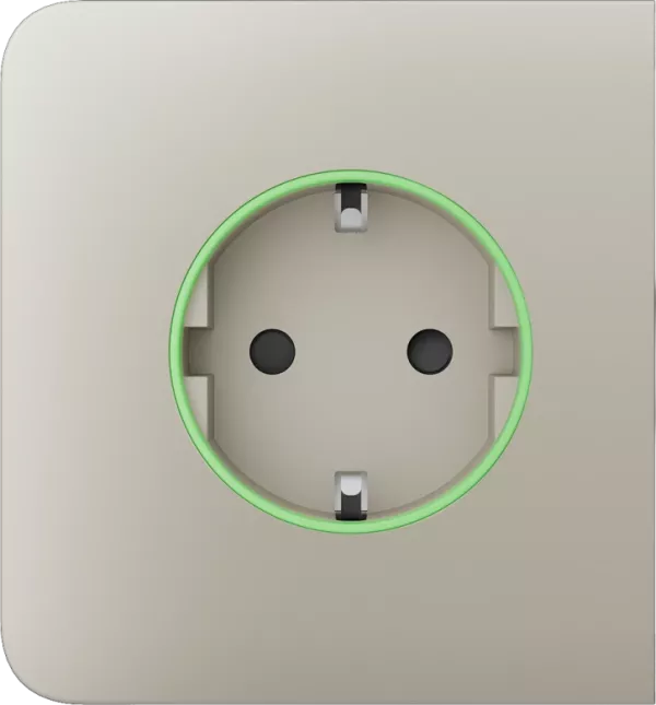 Боковая панель для встроенной розетки Ajax SideCover (smart) Ivory