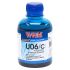 Чорнило WWM для Canon/HP/Lexmark 200г Cyan водорозчинне (U06/C)