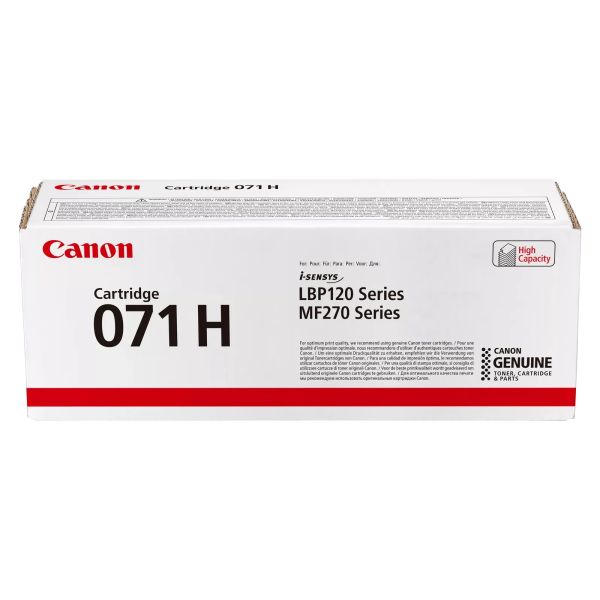 Картридж Canon 071H MF272/MF275/LBP122 Black (2500 стор.)