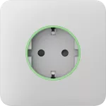 Передня панель для вбудованої розетки Ajax SoloCover (smart) White