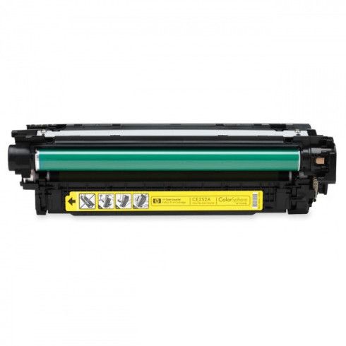 Картридж оригінальний з заправкою HP CE252A / 504A Yellow