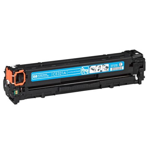 Картридж оригінальний з заправкою HP 128A (CE321A) Cyan