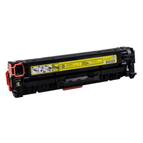 Картридж оригінальний з заправкою HP CF382A / 312A Yellow