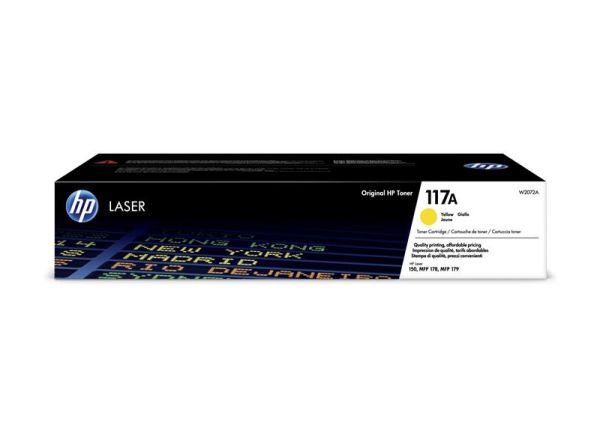 Картридж оригінальний HP 117A (W2072A) Yellow (700 стор)
