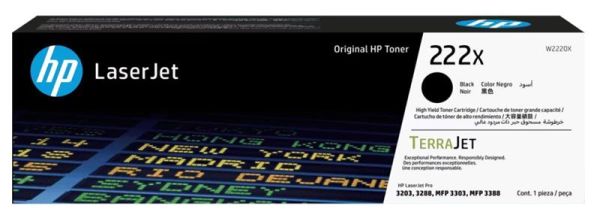 Картридж HP 222X CLJ Pro 3203/3303 Black (3200стор)