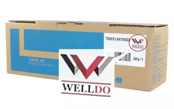 Картридж WELLDO Kyocera FS-C5250/2026/2126/2526/2626/P6026/TK-590, с чипом + бункер, Yellow, SAKATA, 5000 копий/туба