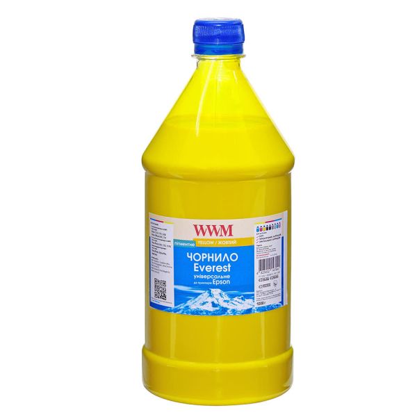 Чернила WWM EVEREST для Epson 1000г Yellow Пигментные (EP02/YP-3)