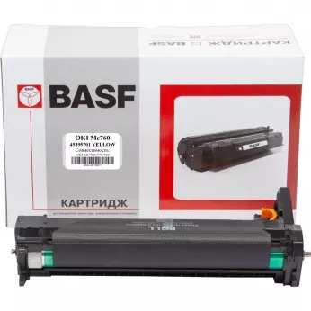 Копи картридж BASF для OKI MC760/770/780 аналог 45395701 Yellow (BASF-DR-780DY)