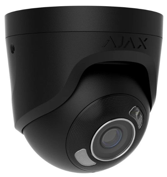 Дротова охоронна IP-камера Ajax TurretCam HL (8 Mp/4 mm) Black (126266.197.BL1)