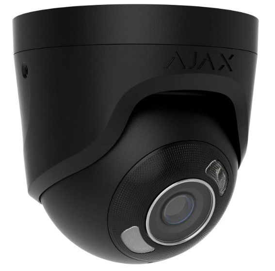 Дротова охоронна IP-камера Ajax TurretCam HL (5 Mp/4 mm) Black (126262.197.BL1)